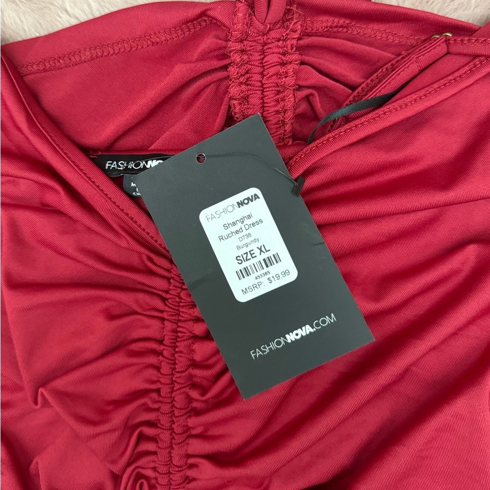 Fashion Nova Shanghai Ruched Dress